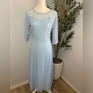 Blue Lace Dress